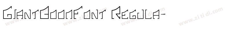 GiantBoomFont Regula字体转换